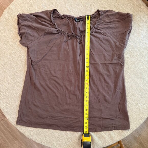 Brown T-Shirt with Bow - Picture 3 of 3